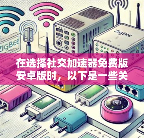 在选择社交加速器免费版安卓版时，以下是一些关键考虑因素