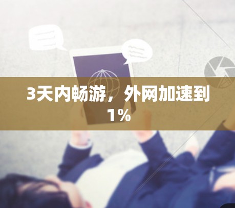 3天内畅游，外网加速到1%
