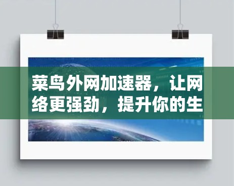菜鸟外网加速器，让网络更强劲，提升你的生产力！