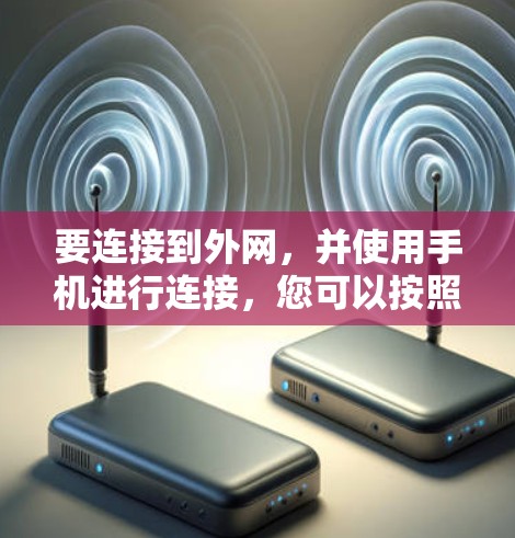 要连接到外网，并使用手机进行连接，您可以按照以下步骤操作