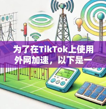 为了在TikTok上使用外网加速,以下是一步步的解决方案 为了在TikTok上使用外网加速,以下是一步步的解决方案