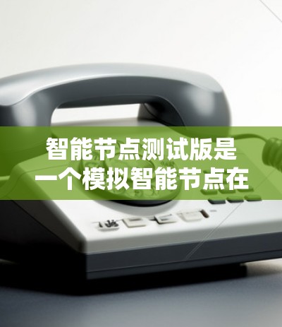 智能节点测试版是一个模拟智能节点在不同网络和数据流环境下的功能测试项目。以下是详细的步骤指南