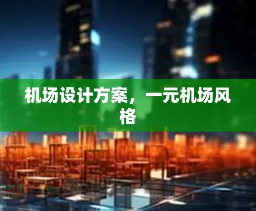 机场设计方案，一元机场风格