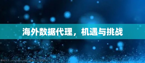 海外数据代理，机遇与挑战