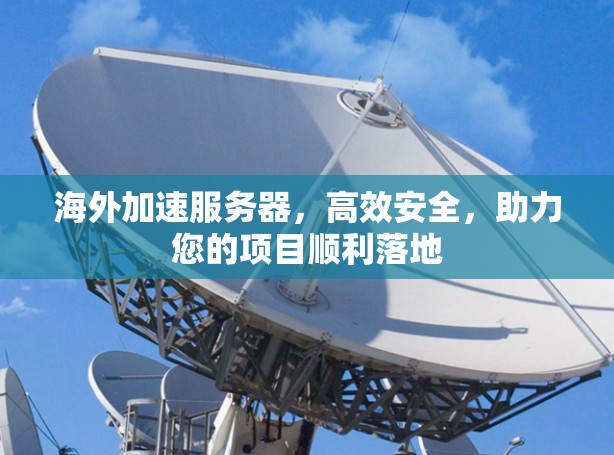 海外加速服务器，高效安全，助力您的项目顺利落地
